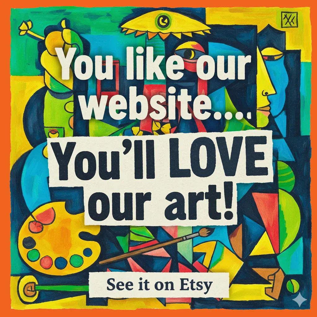 Support our art on Etsy!